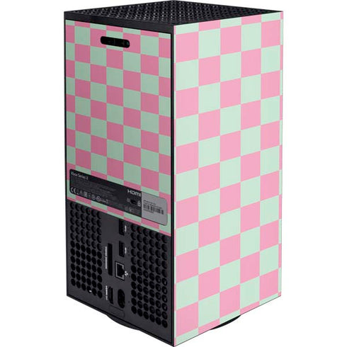 Watermelon Checkered XBox Series X Digital Edition Console Skin